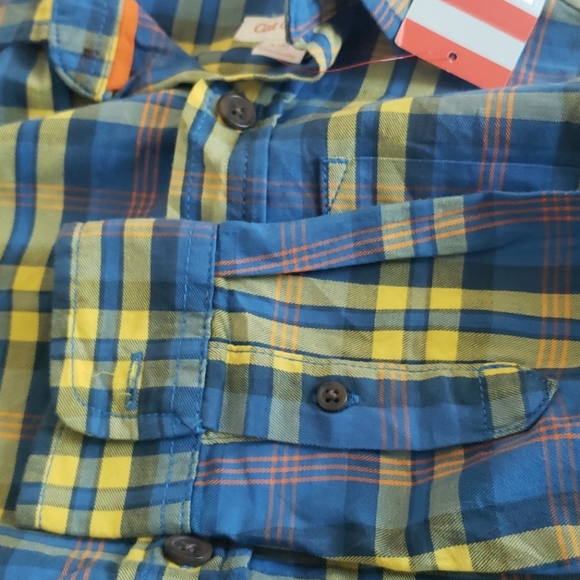 Cat and Jack Button Down Plaid Shirt - Picture 5 of 5
